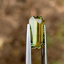 3.86ct Tiger Striped Parti Sapphire, Emerald