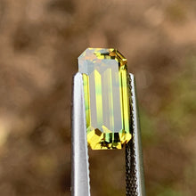 3.86ct Tiger Striped Parti Sapphire, Emerald