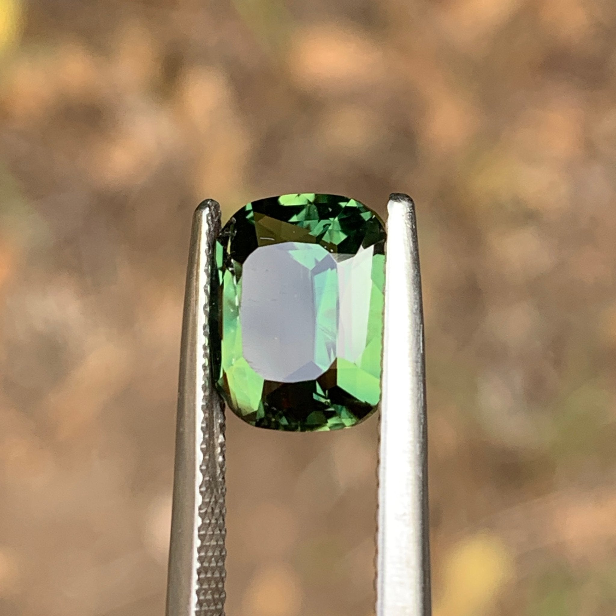 3.95ct Green Sapphire Cushion