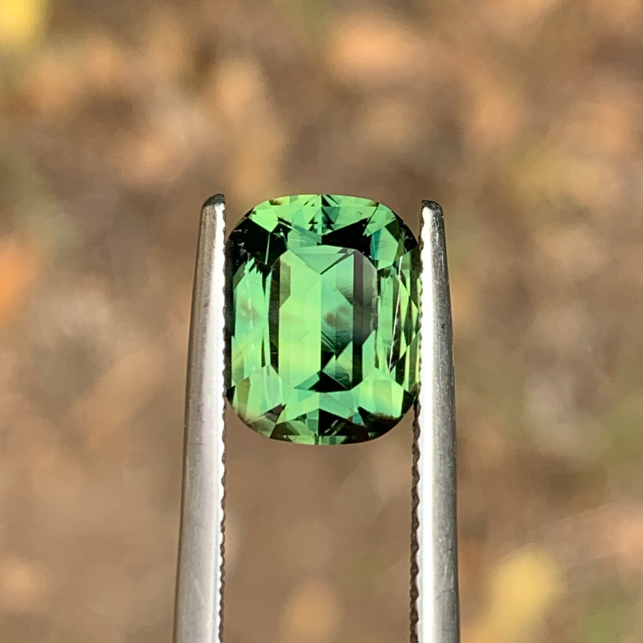 3.95ct Green Sapphire Cushion