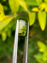 3.95ct Tiger Striped Parti Sapphire Rectangular