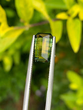 3.95ct Tiger Striped Parti Sapphire Rectangular