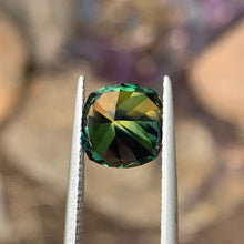 4.00ct Dark Parti Australian Sapphire, Cushion