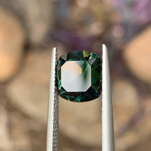4.00ct Dark Parti Australian Sapphire, Cushion