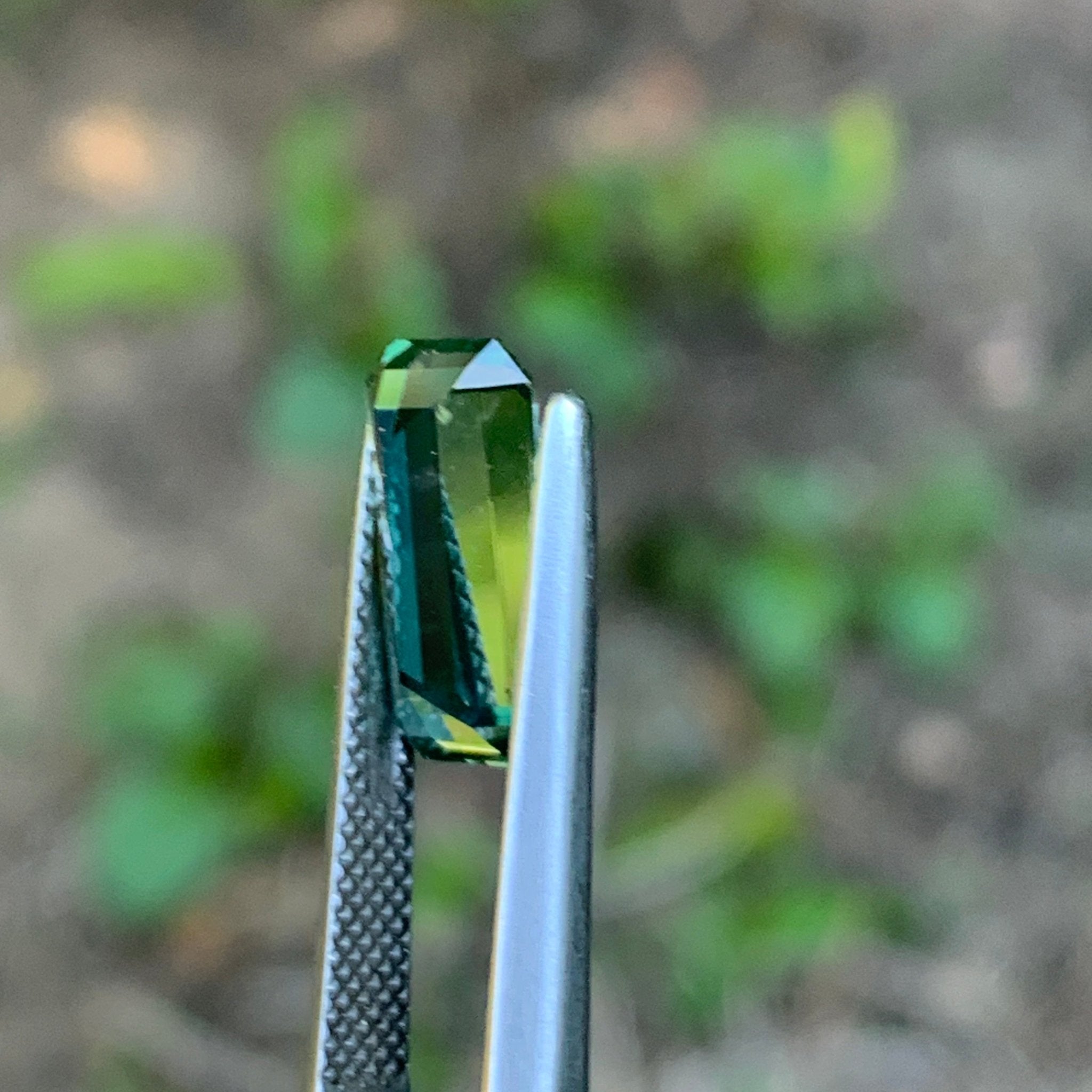 4.00ct Seafoam Green Sapphire, Emerald Cut