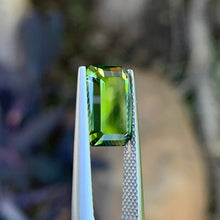 4.03ct Green Australian Sapphire, Emerald Shape