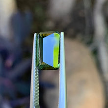 4.03ct Green Australian Sapphire, Emerald Shape
