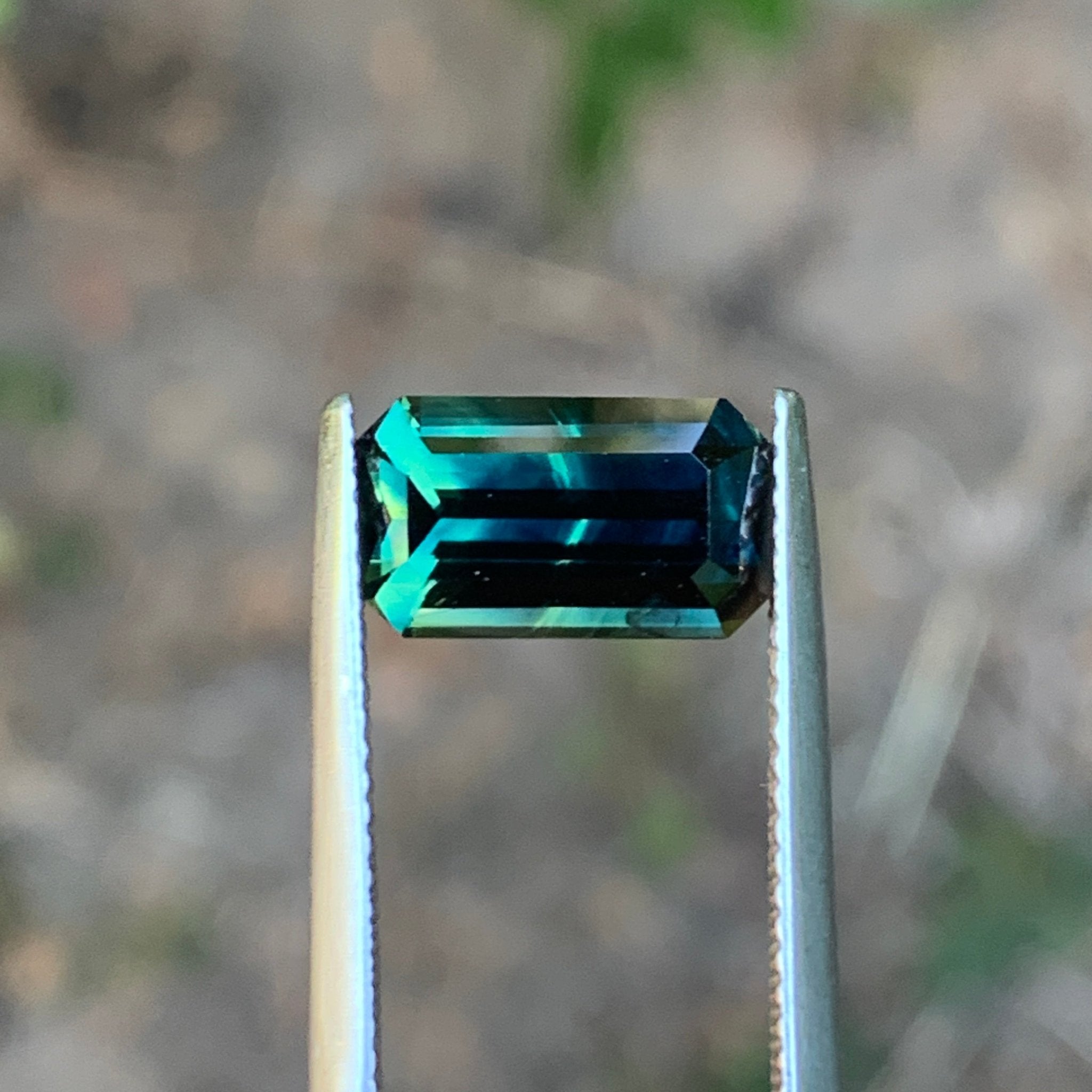 4.03ct Parti Sapphire, Rectangular