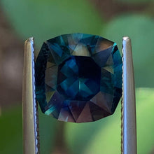 4.0ct Teal Sapphire Cushion