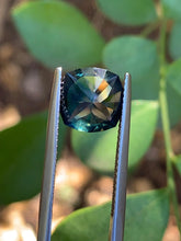 4.0ct Teal Sapphire Cushion