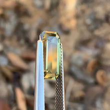 4.0ct Yellowish Green Sapphire Rectangular