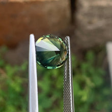 4.14ct Dark Blue Green Sapphire, Oval