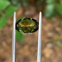 4.17ct Yellow Green Sapphire Oval