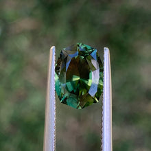 4.18ct Green Sapphire, Elongated Cushion