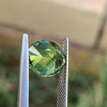 4.1ct Green Parti Sapphire, Oval