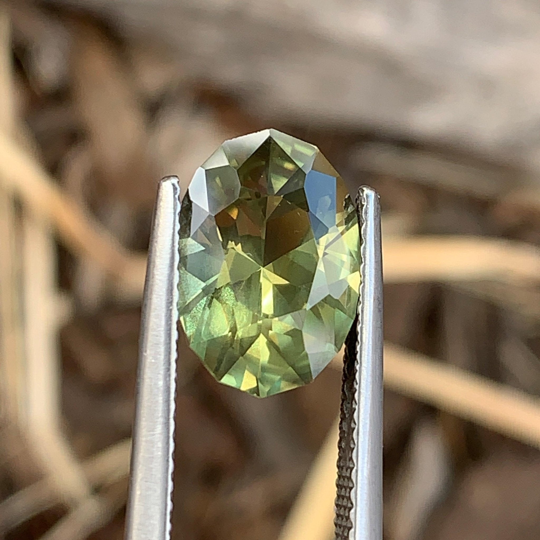 4.2ct Green Sapphire Oval