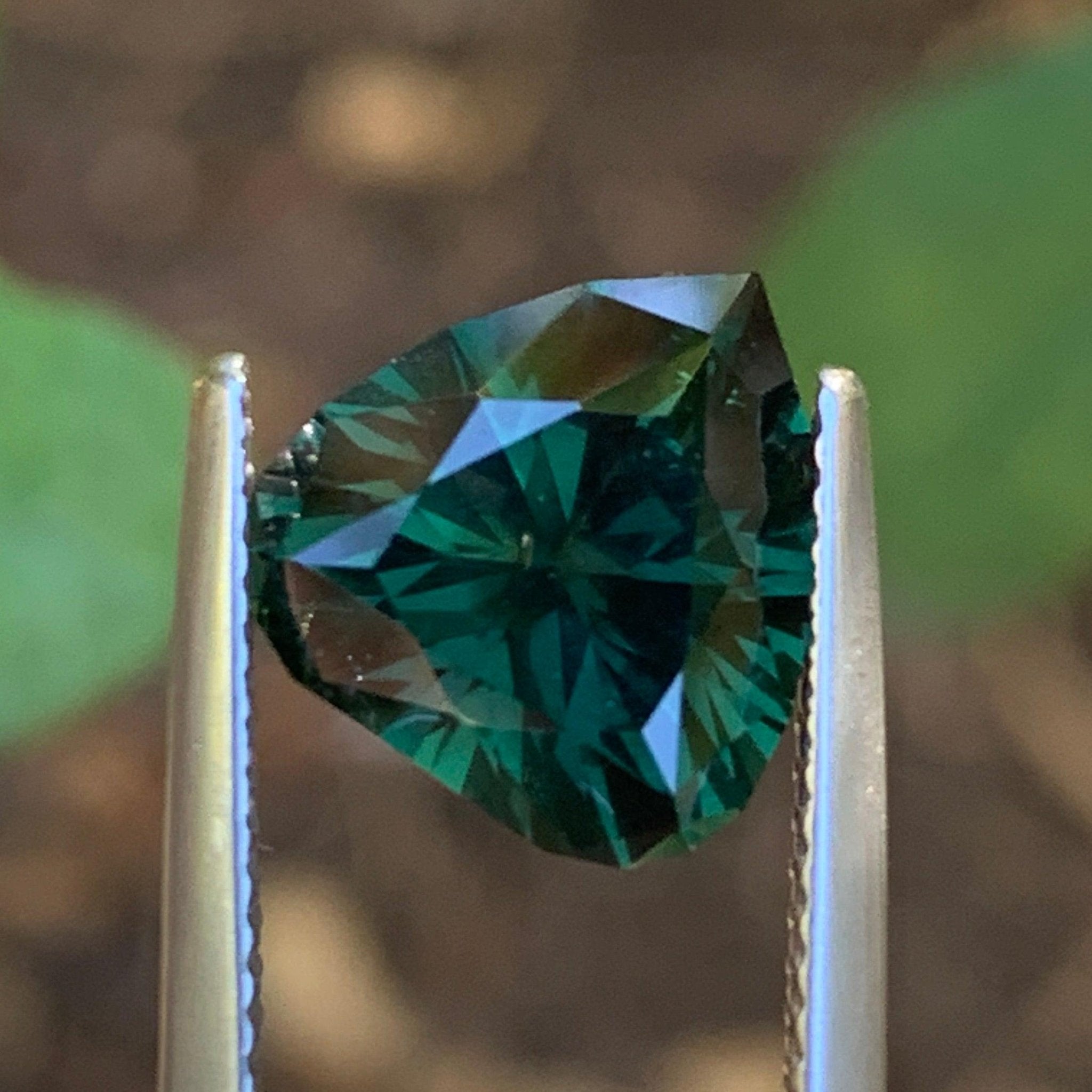 4.32ct Green Sapphire Heart