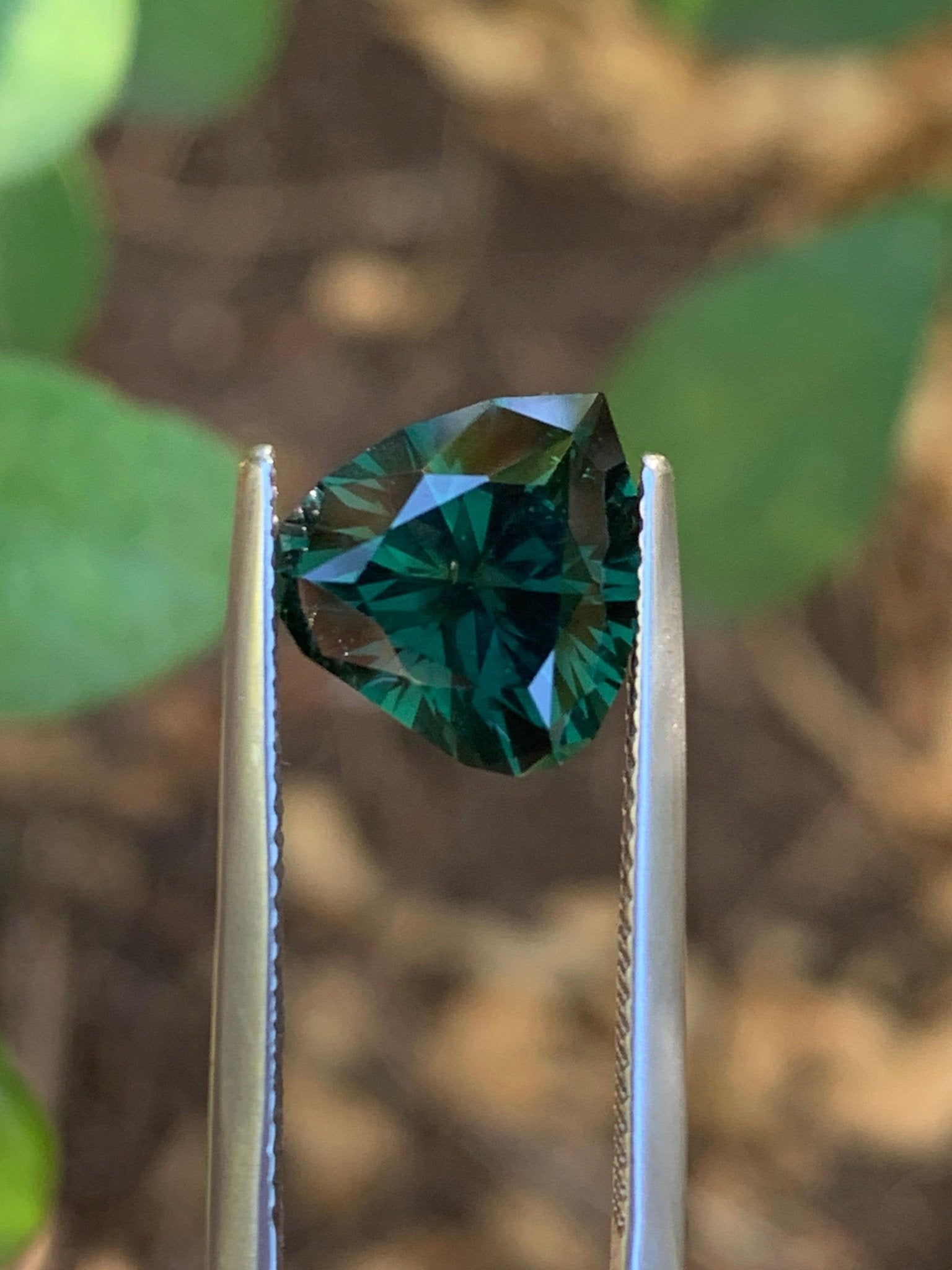 4.32ct Green Sapphire Heart