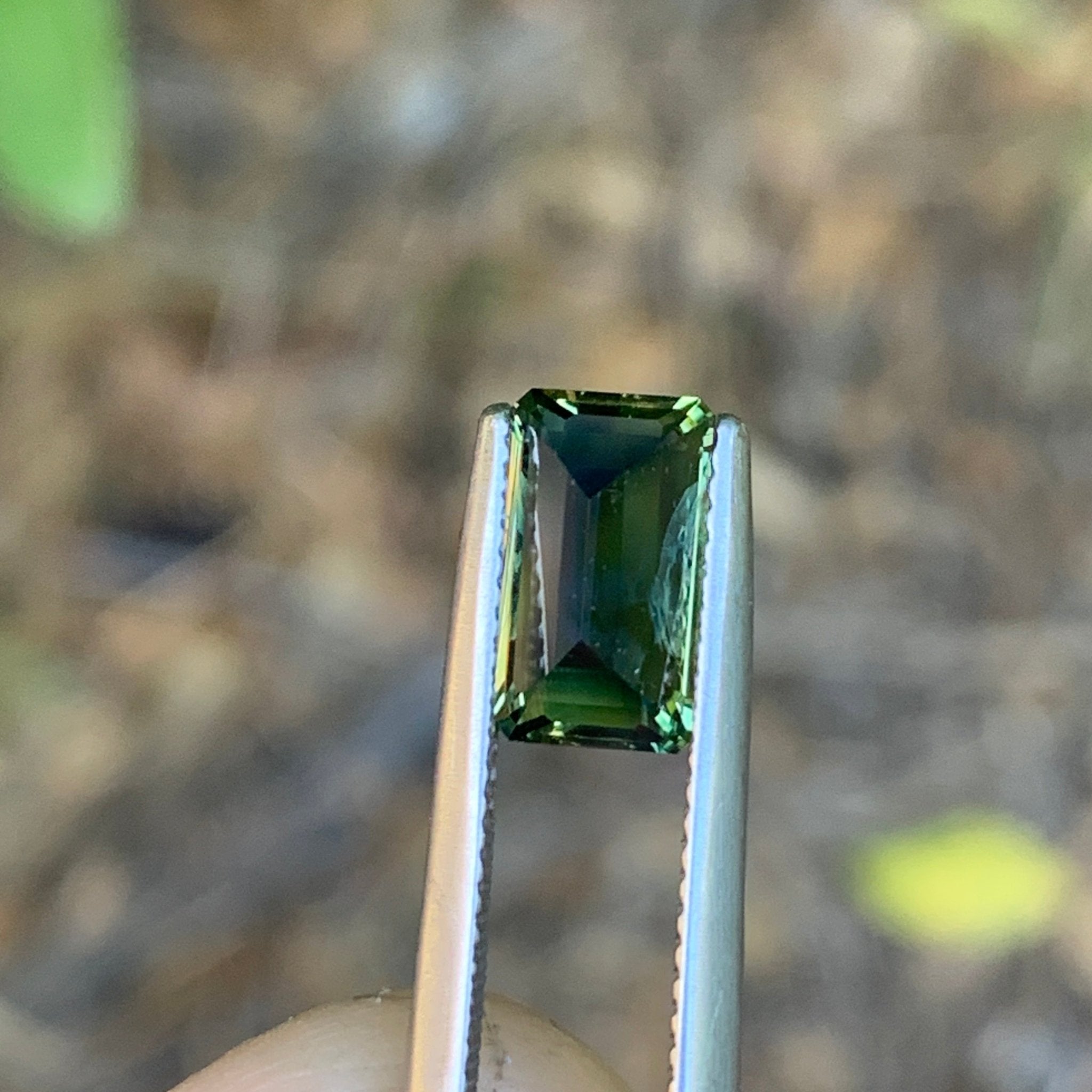 4.39ct Deep Sea Green Sapphire Emerald