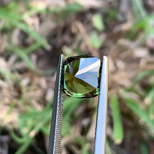 4.3ct Lime Green Sapphire Cushion