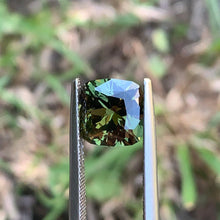 4.3ct Lime Green Sapphire Cushion