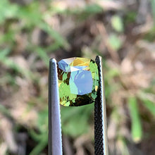 4.3ct Lime Green Sapphire Cushion