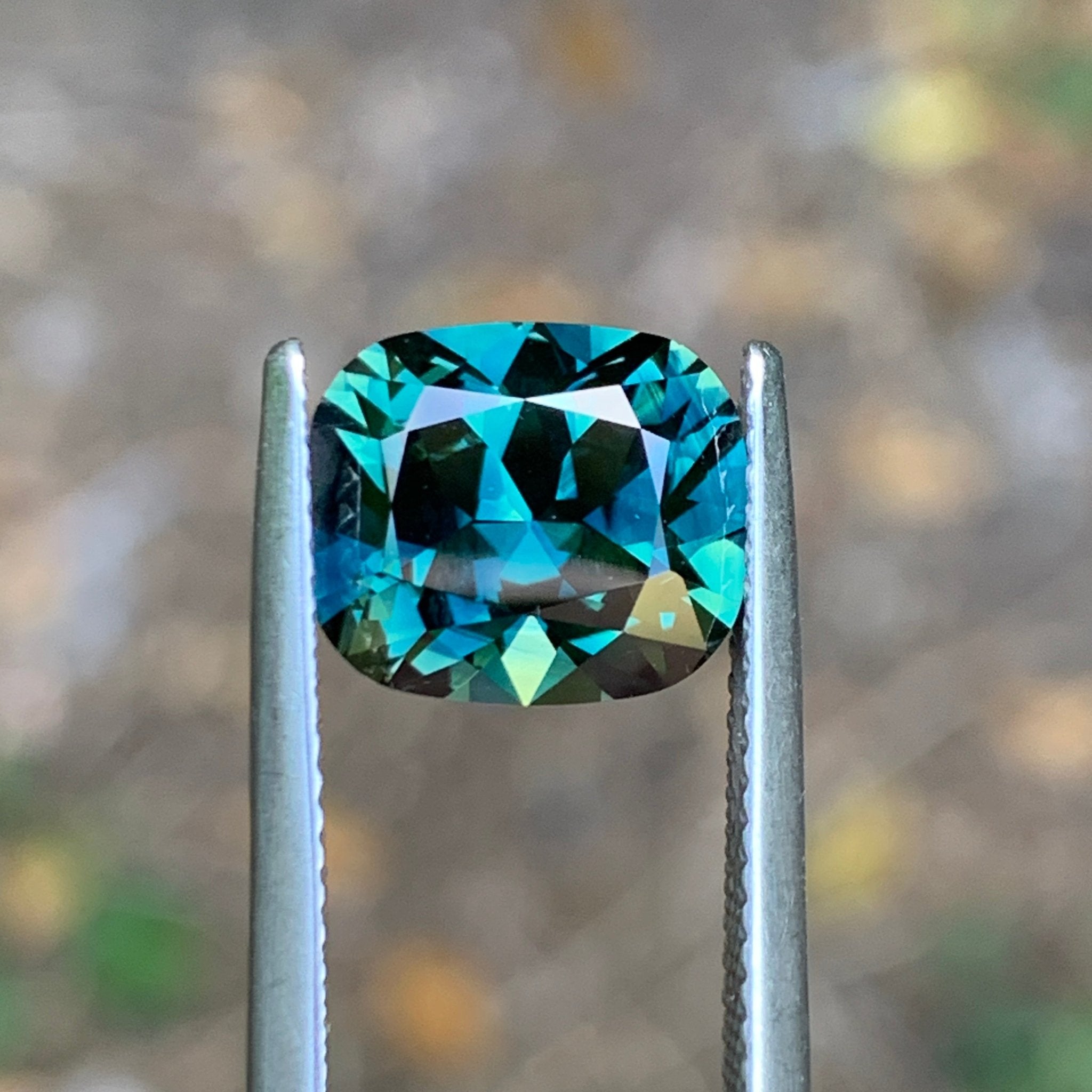 4.4ct Teal Blue Sapphire, Cushion