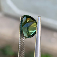 4.56ct Green Sapphire, Trillion