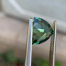 4.56ct Green Sapphire, Trillion
