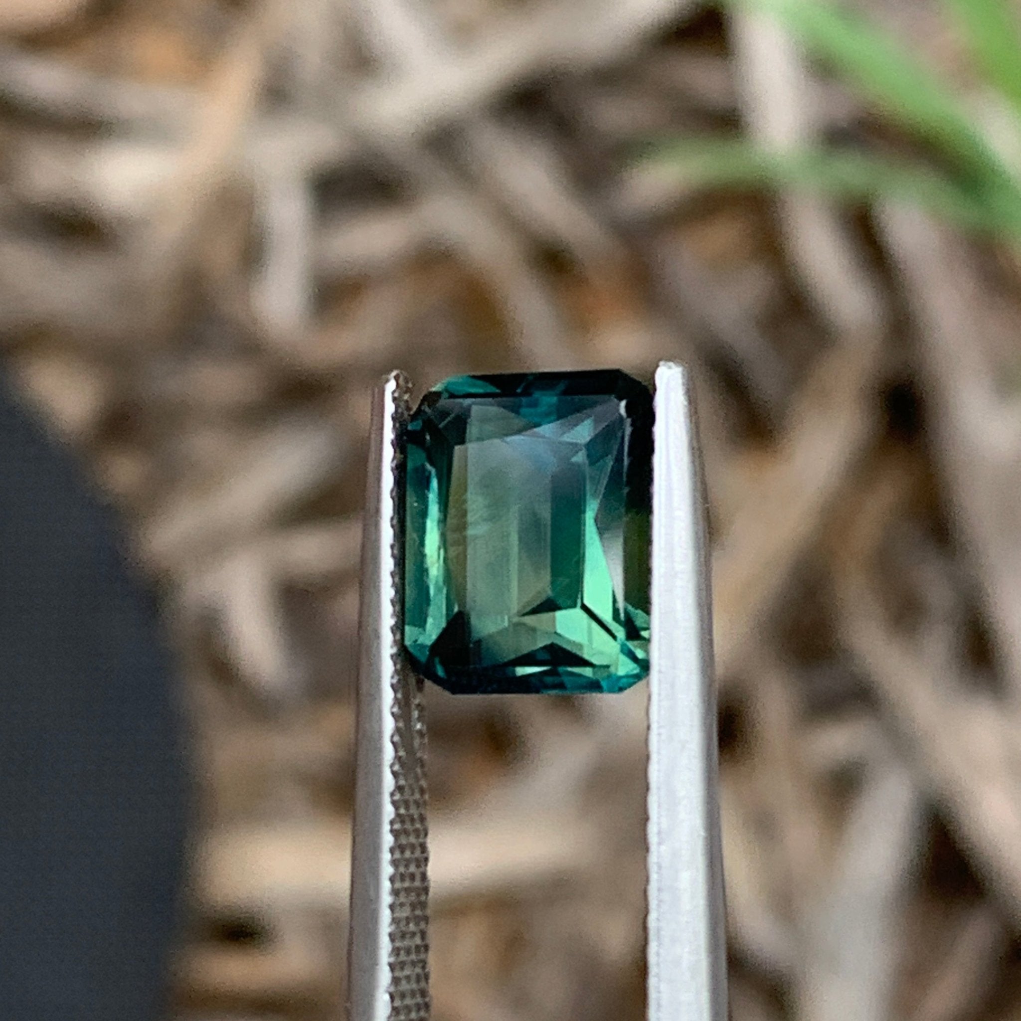 4.58ct Teal Sapphire Cushion