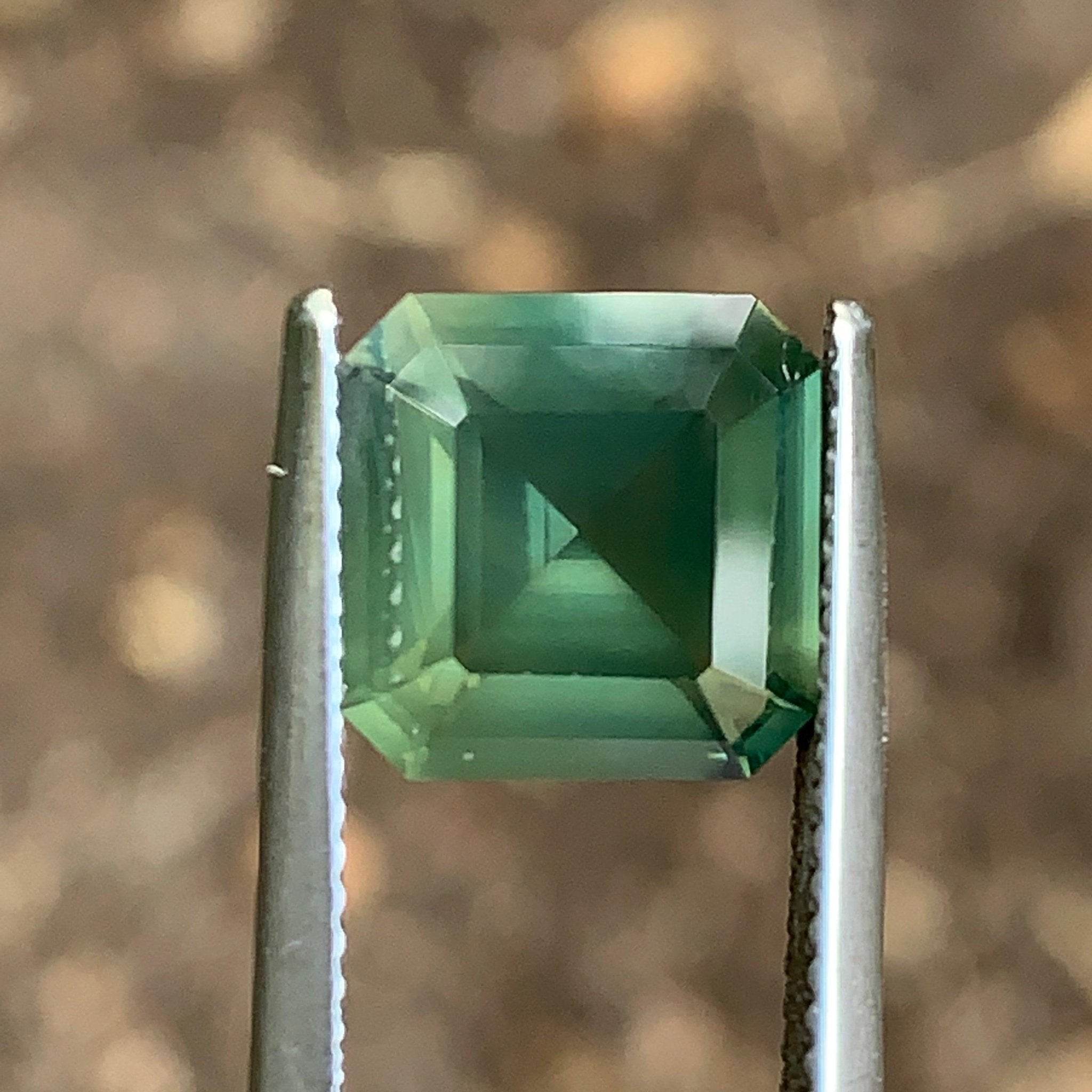 4.66ct Sleepy Green Sapphire Octagon