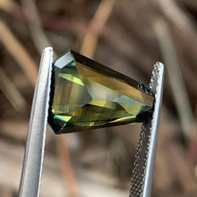 4.75ct Parti Tiger Striped Sapphire Coffin