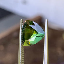 4.78ct Green Australian Sapphire, Trillion