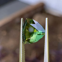 4.78ct Green Australian Sapphire, Trillion