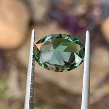 4.87ct Green Australian Sapphire, Oval