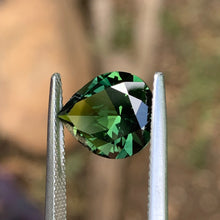 4.97ct Green Parti Sapphire, Pear
