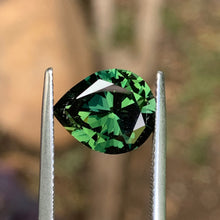 4.97ct Green Parti Sapphire, Pear