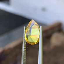 5.1ct Yellow Australian Sapphire, Pear