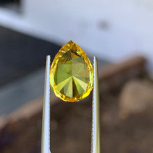 5.1ct Yellow Australian Sapphire, Pear