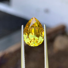 5.1ct Yellow Australian Sapphire, Pear