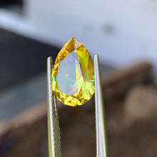 5.1ct Yellow Australian Sapphire, Pear