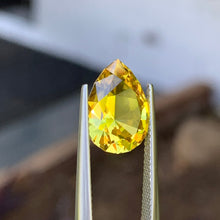 5.1ct Yellow Australian Sapphire, Pear