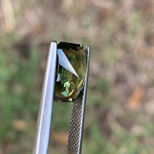 5.2ct Green Sapphire Rectangular