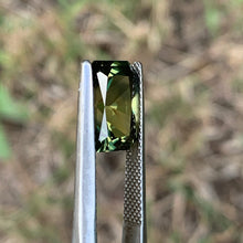 5.2ct Green Sapphire Rectangular