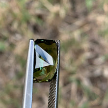 5.2ct Green Sapphire Rectangular