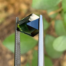 5.32ct Dark Teal Sapphire Coffin