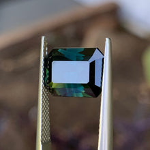 5.42ct Teal Australian Sapphire, Emerald Shape