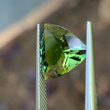 5.45ct Green Australian Sapphire, Trillion