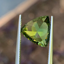 5.45ct Green Australian Sapphire, Trillion