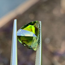 5.45ct Green Australian Sapphire, Trillion